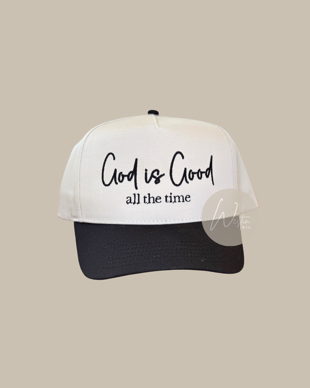 Embroidered Two-Tone Hats – Exclusive Designs