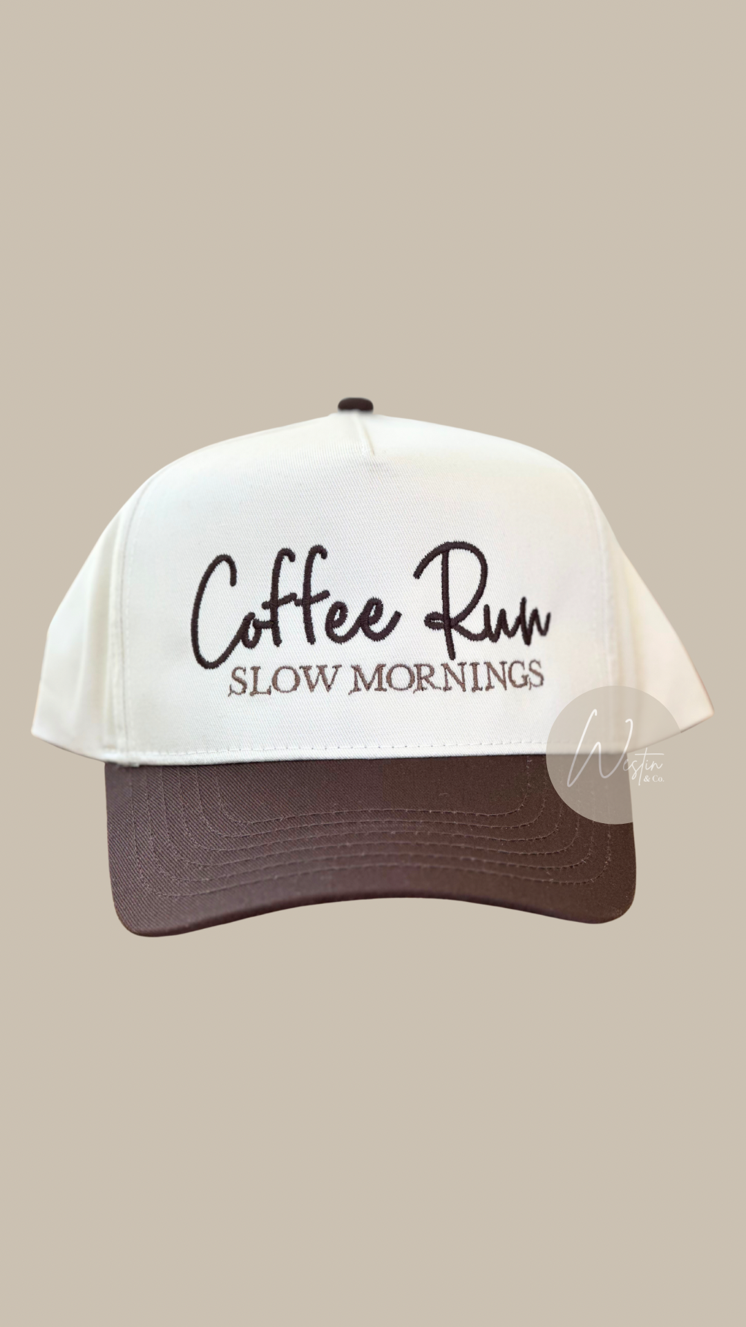 Custom Embroidered Hat — Using In-House Fonts