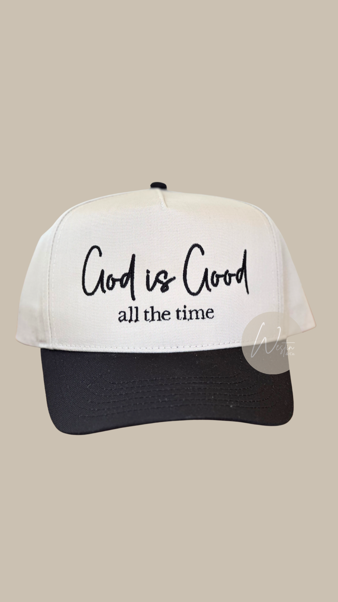Custom Embroidered Hat — Using In-House Fonts