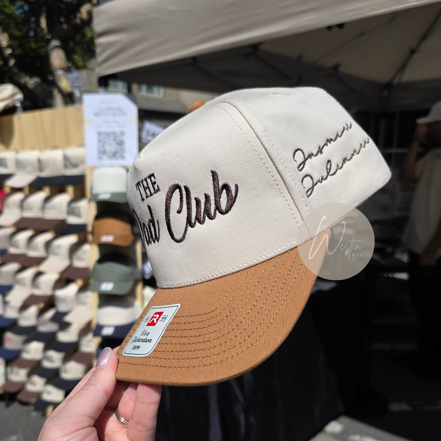 The Dad Club Embroidered Trucker Hat