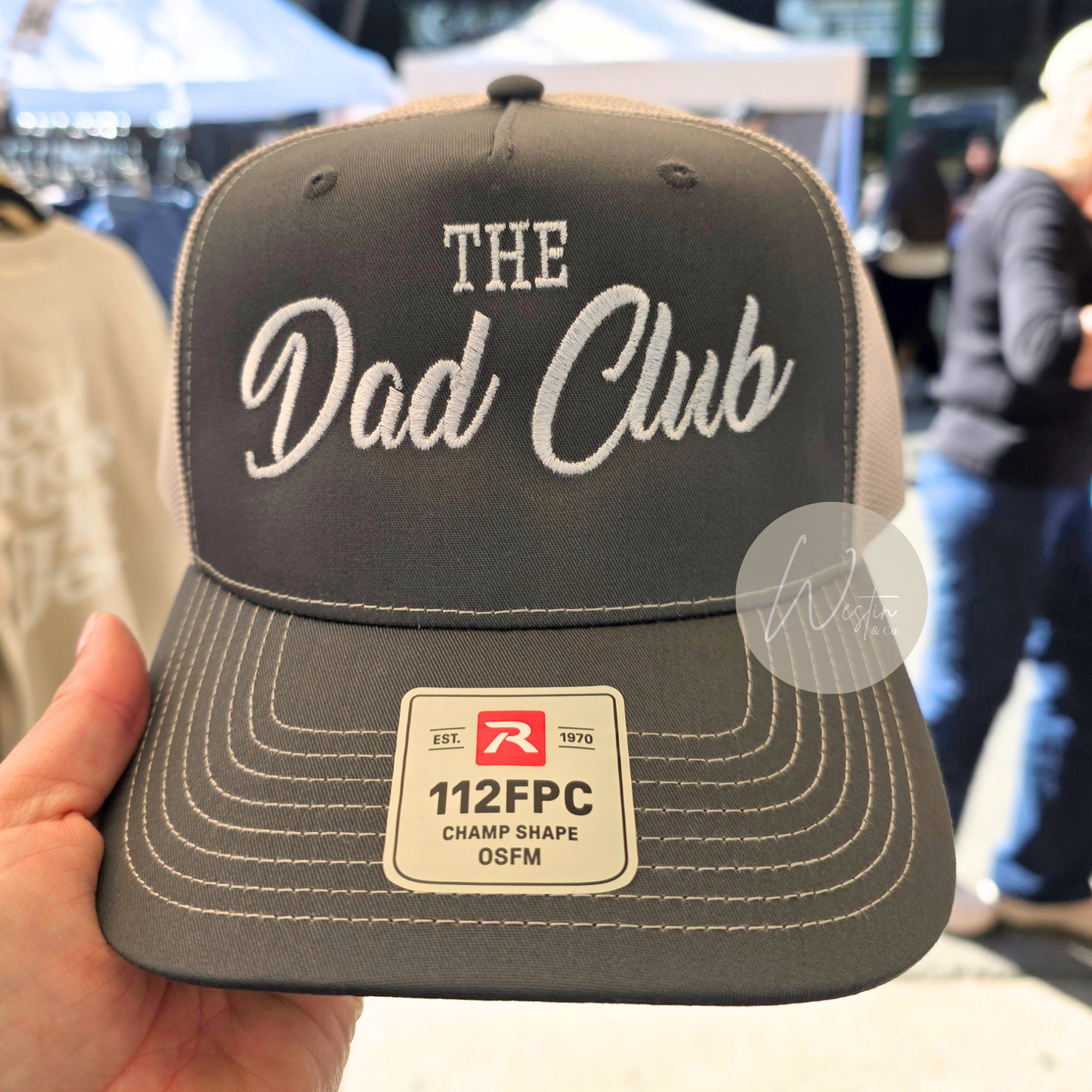 The Dad Club Embroidered Trucker Hat