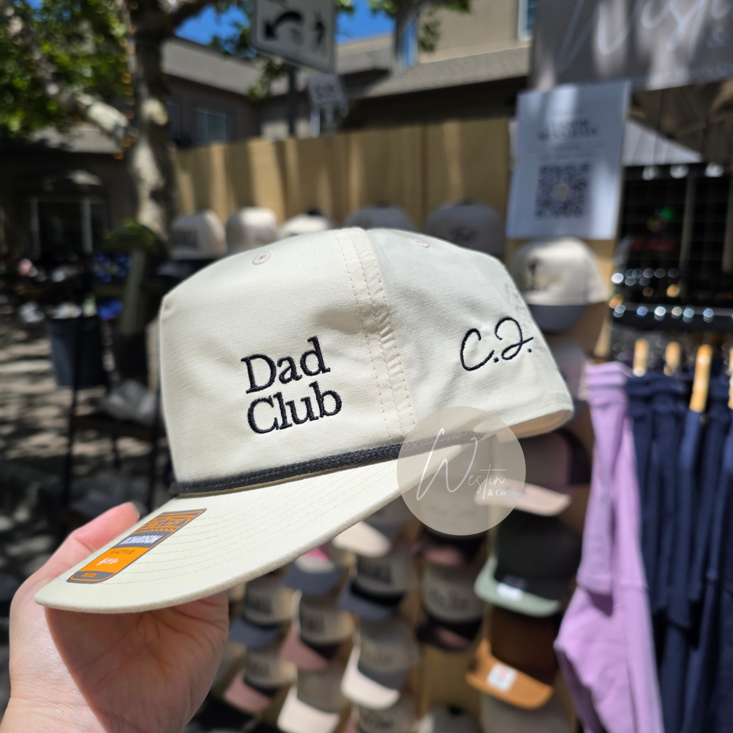Dad Club | Minimalist Embroidered Trucker Hat