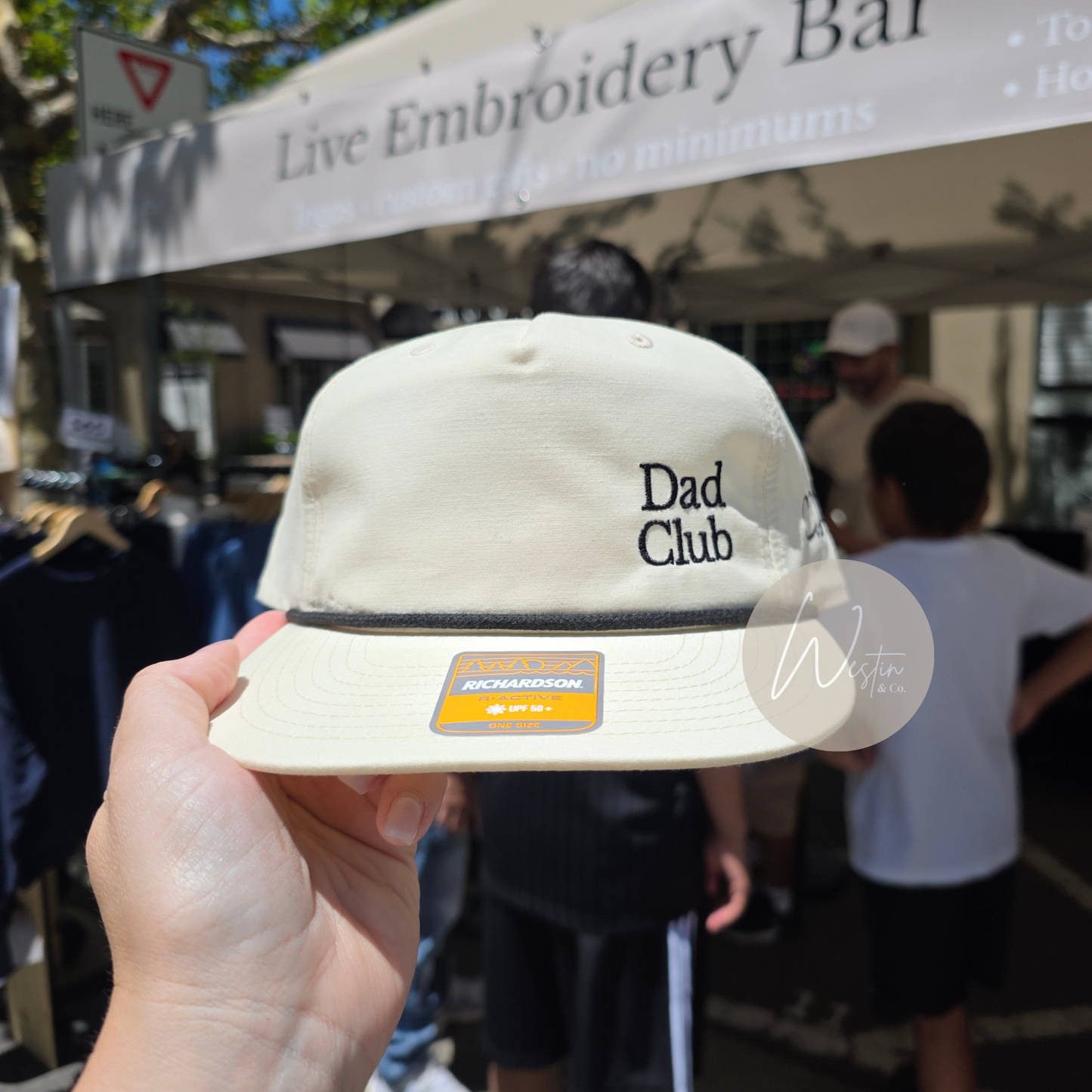 Dad Club | Minimalist Embroidered Trucker Hat
