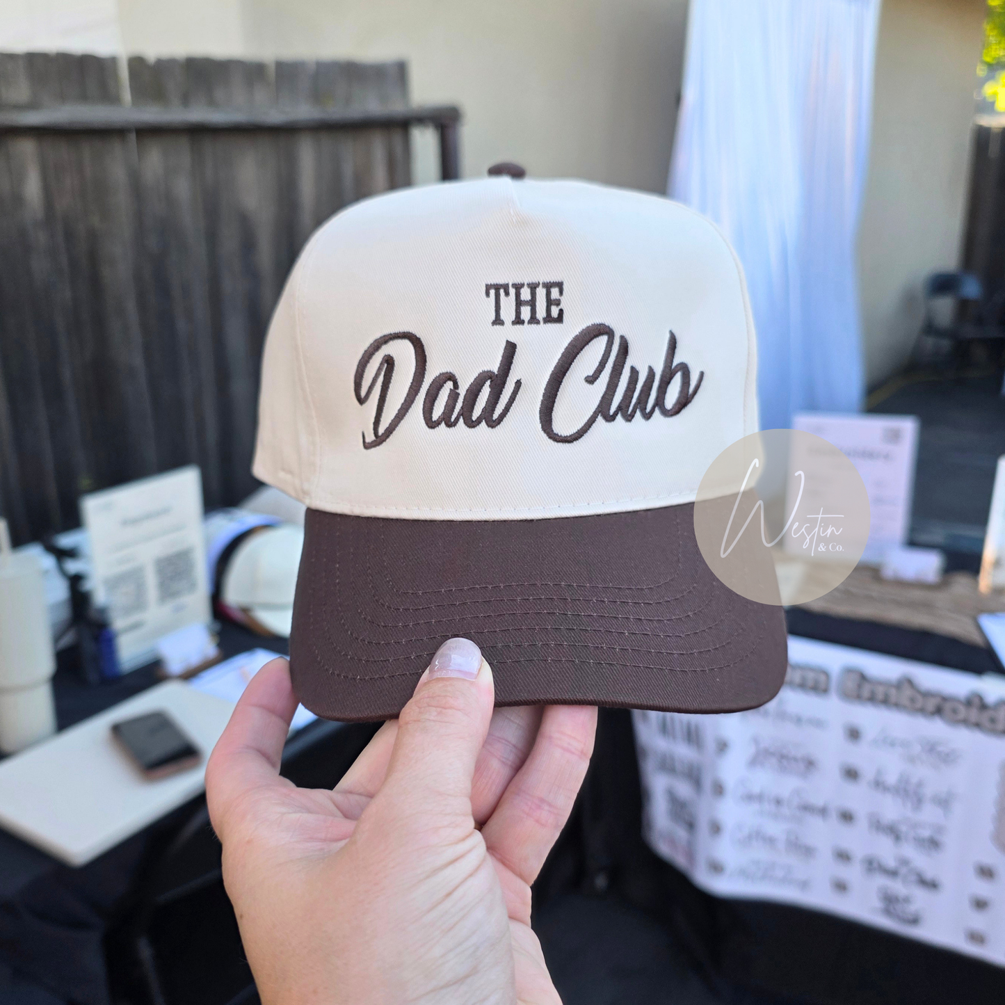 The Dad Club Embroidered Trucker Hat