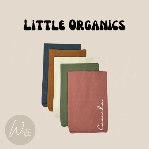 Custom Embroidered Baby Blanket | 100% Organic Cotton