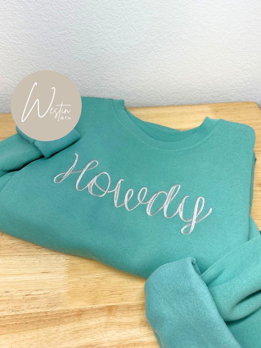 Custom Embroidered Crewneck