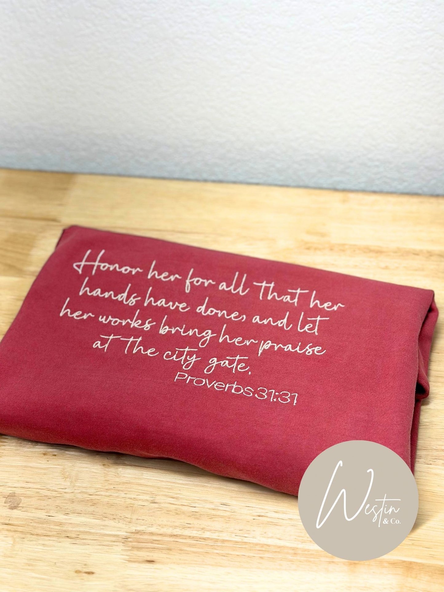 Custom Embroidered T-shirt