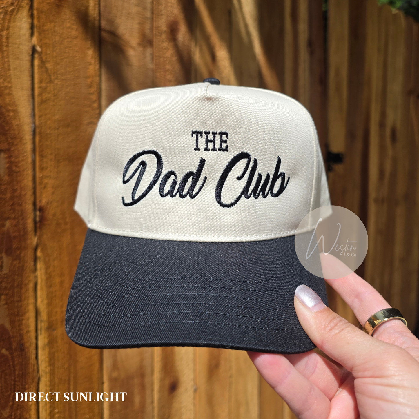 The Dad Club Embroidered Trucker Hat