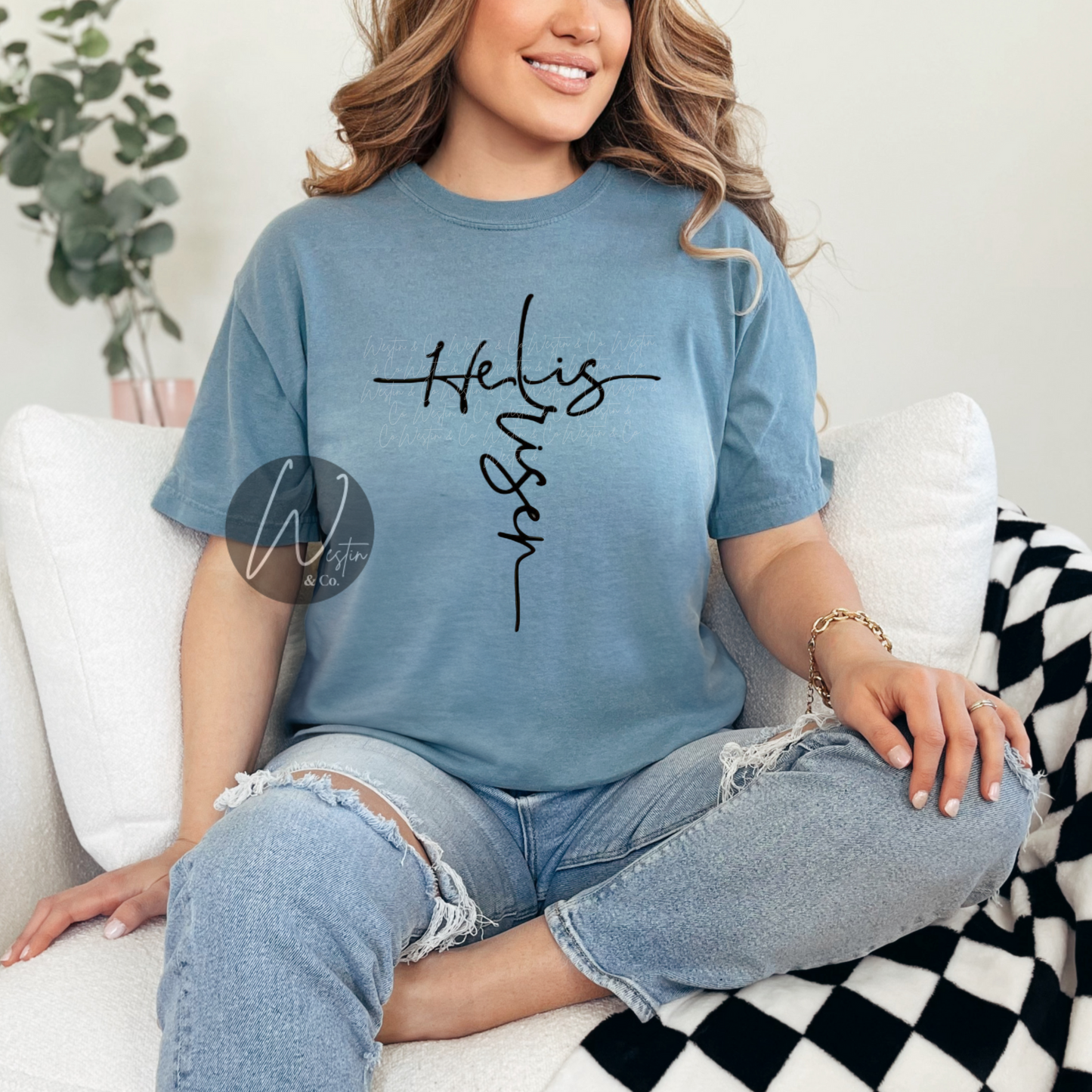 He Is Risen Tee