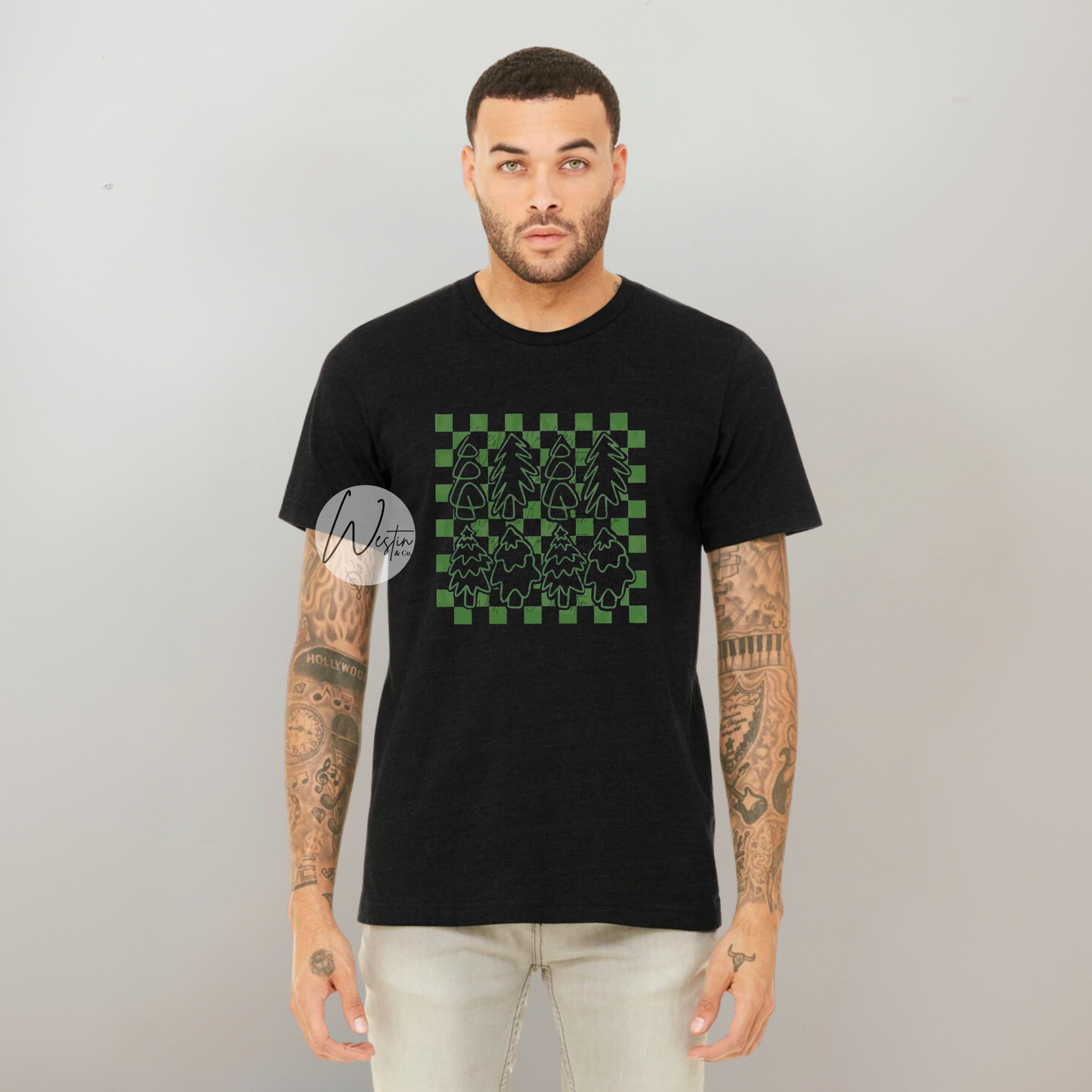 Retro Xmas Trees Tee