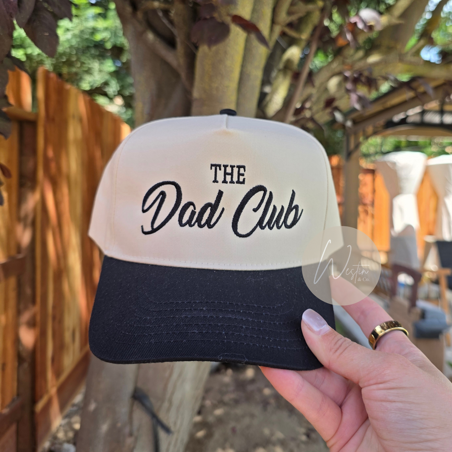 The Dad Club Embroidered Trucker Hat