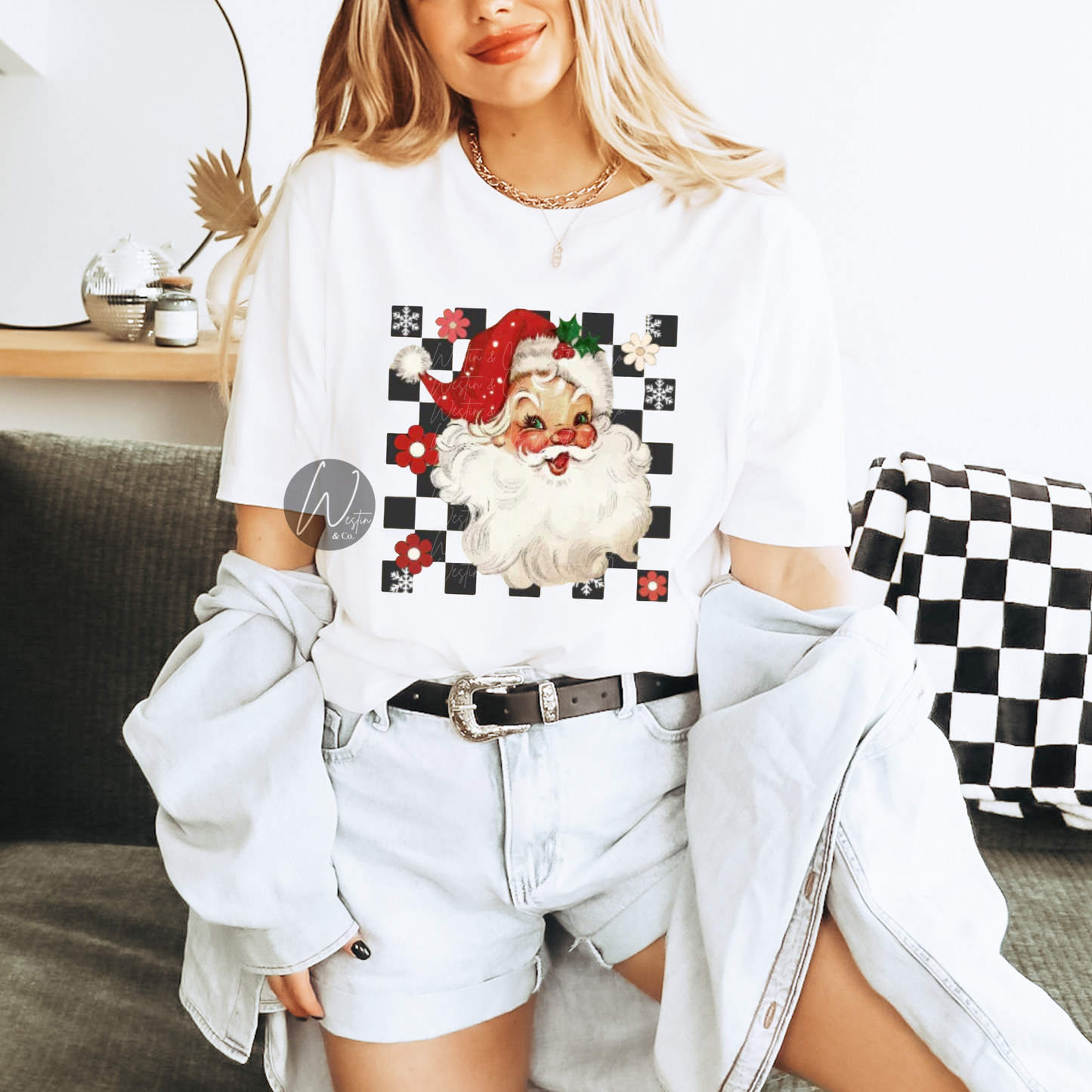 Retro Classic Santa Tee