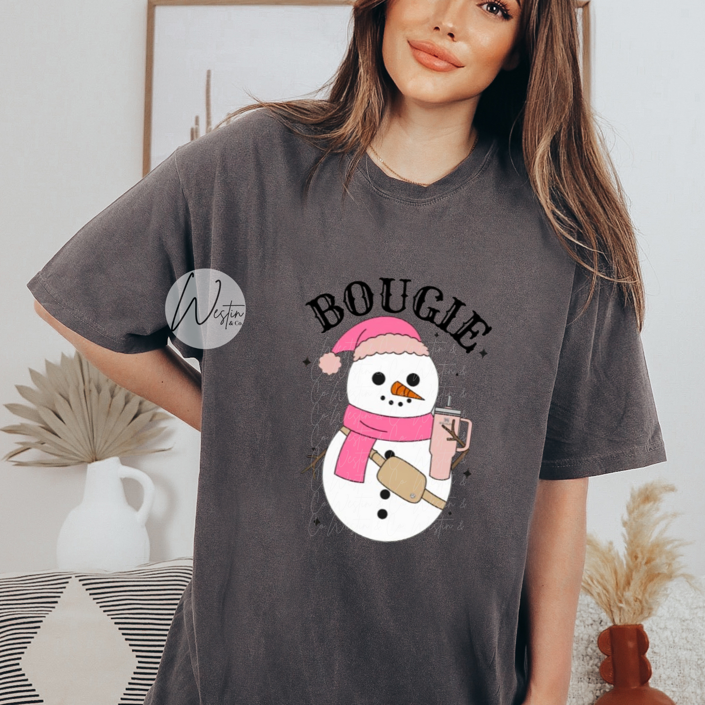 Bougie Snowman Tee