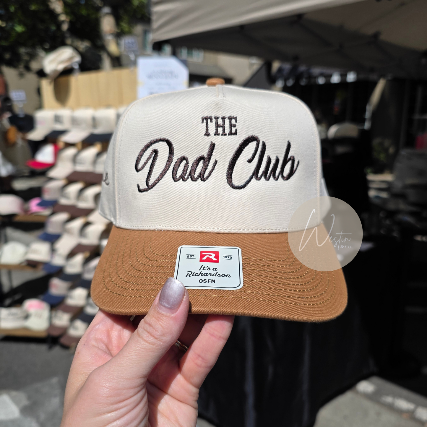 The Dad Club Embroidered Trucker Hat