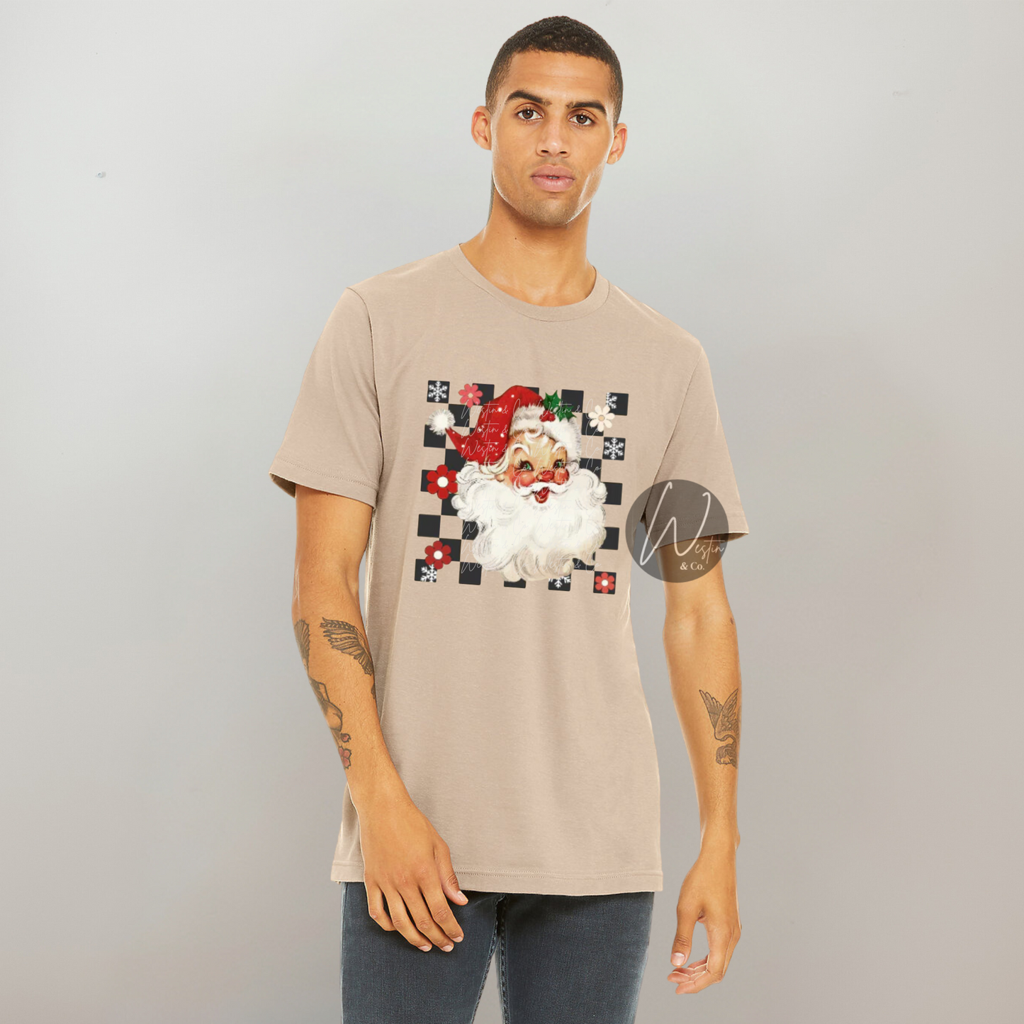 Retro Classic Santa Tee