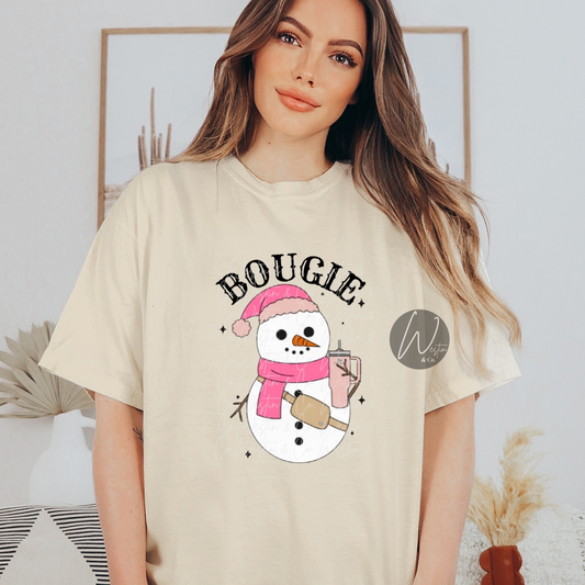 Bougie Snowman Tee