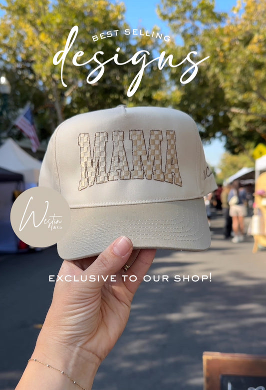 Embroidered Two-Tone Hats – Exclusive Designs