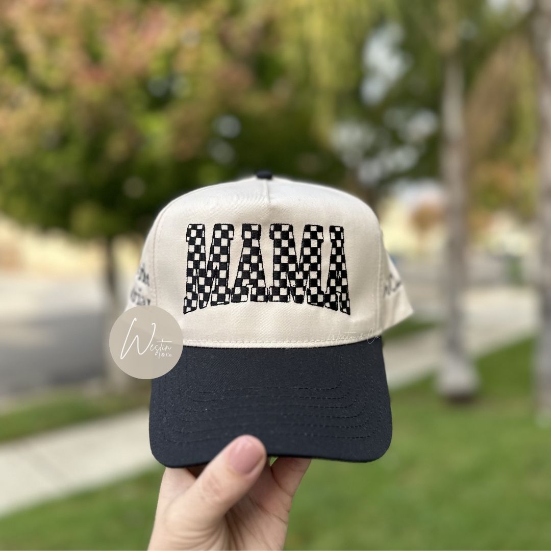 Embroidered Two-Tone Hats – Exclusive Designs