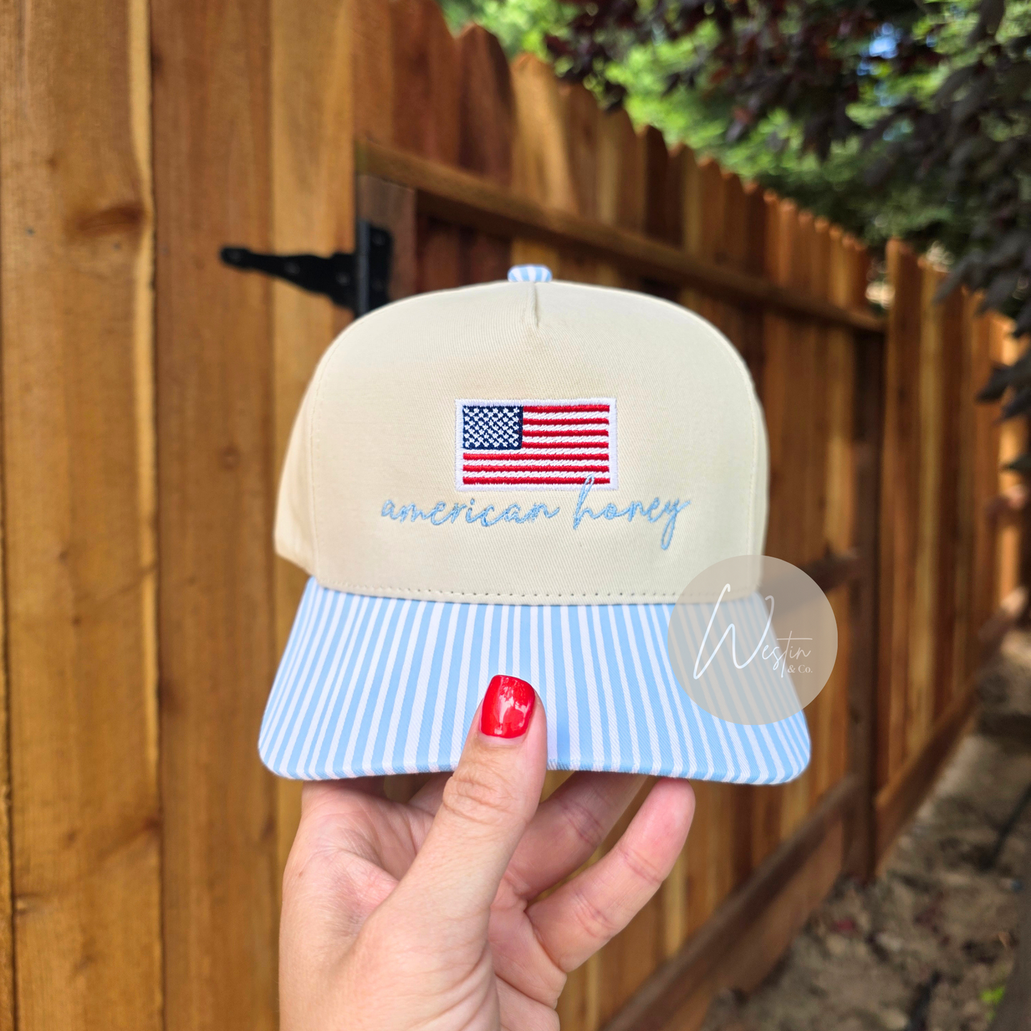 Americana Embroidered Hats