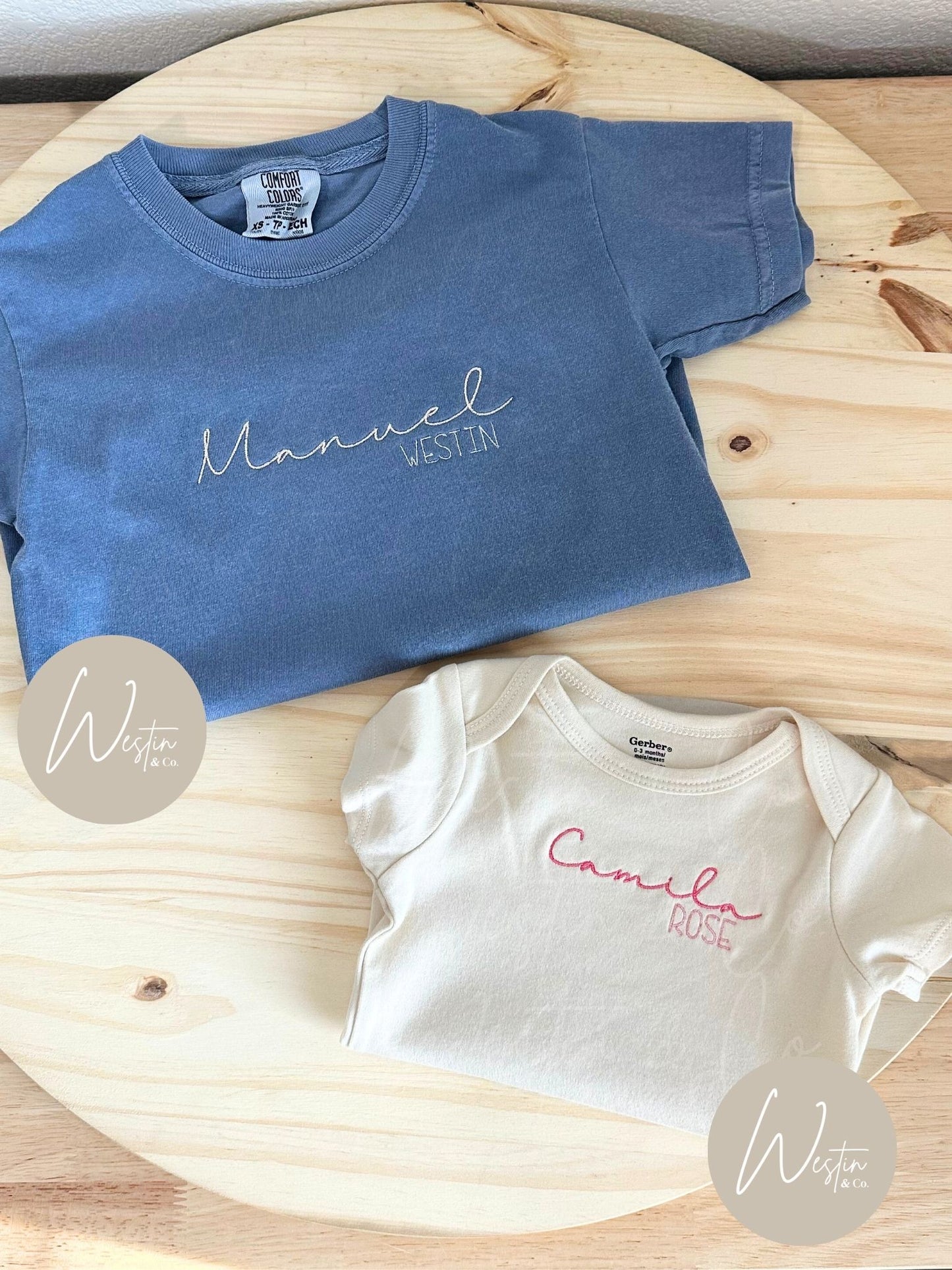 Custom Embroidered Youth T-shirt