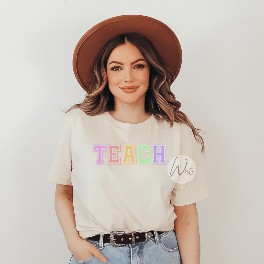 TEACH - Colorful Tee