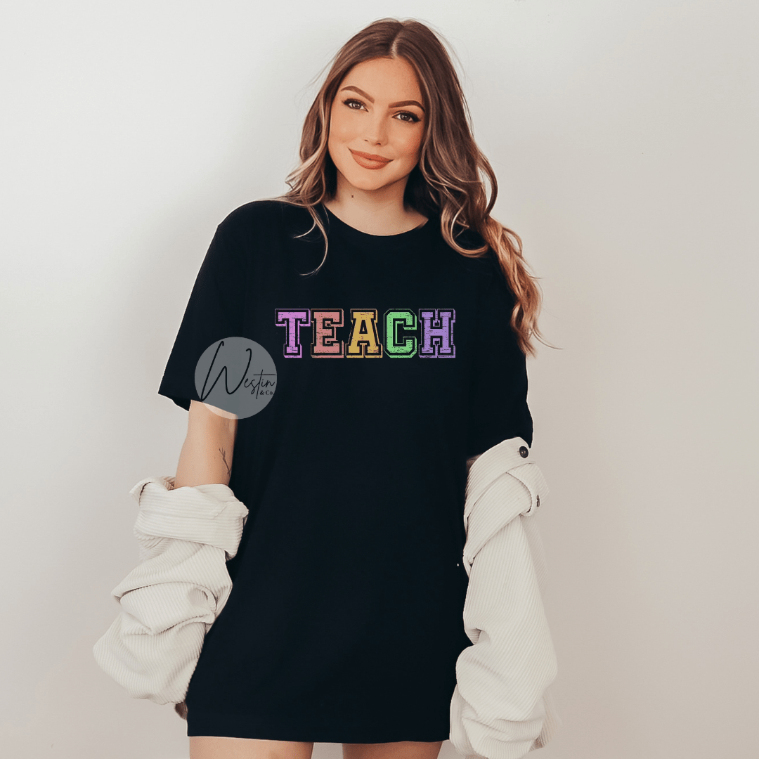 TEACH - Colorful Tee